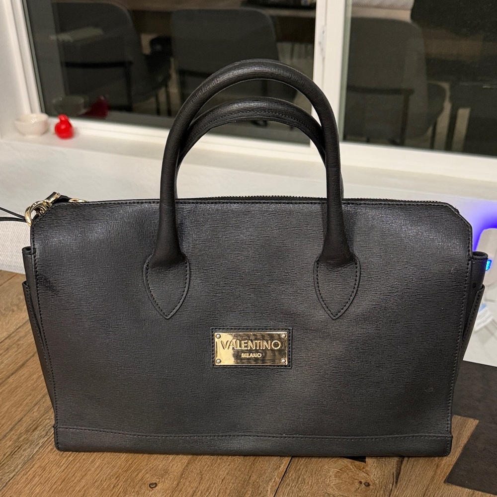 Valentino Black Satchel Bag
